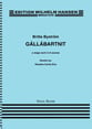 Gallabartnit Vocal Score cover